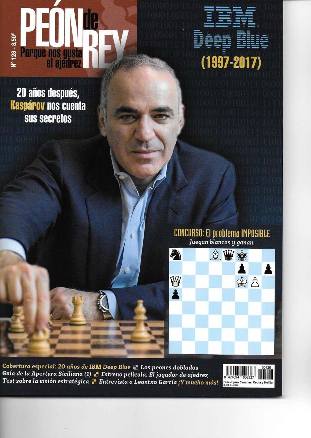Reportaje sobre la película en la revista de ajedrez Peón de Rey